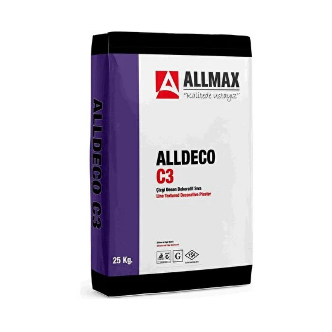 ALLMAX ÇİZGİLİ DEKORATİF KALIN