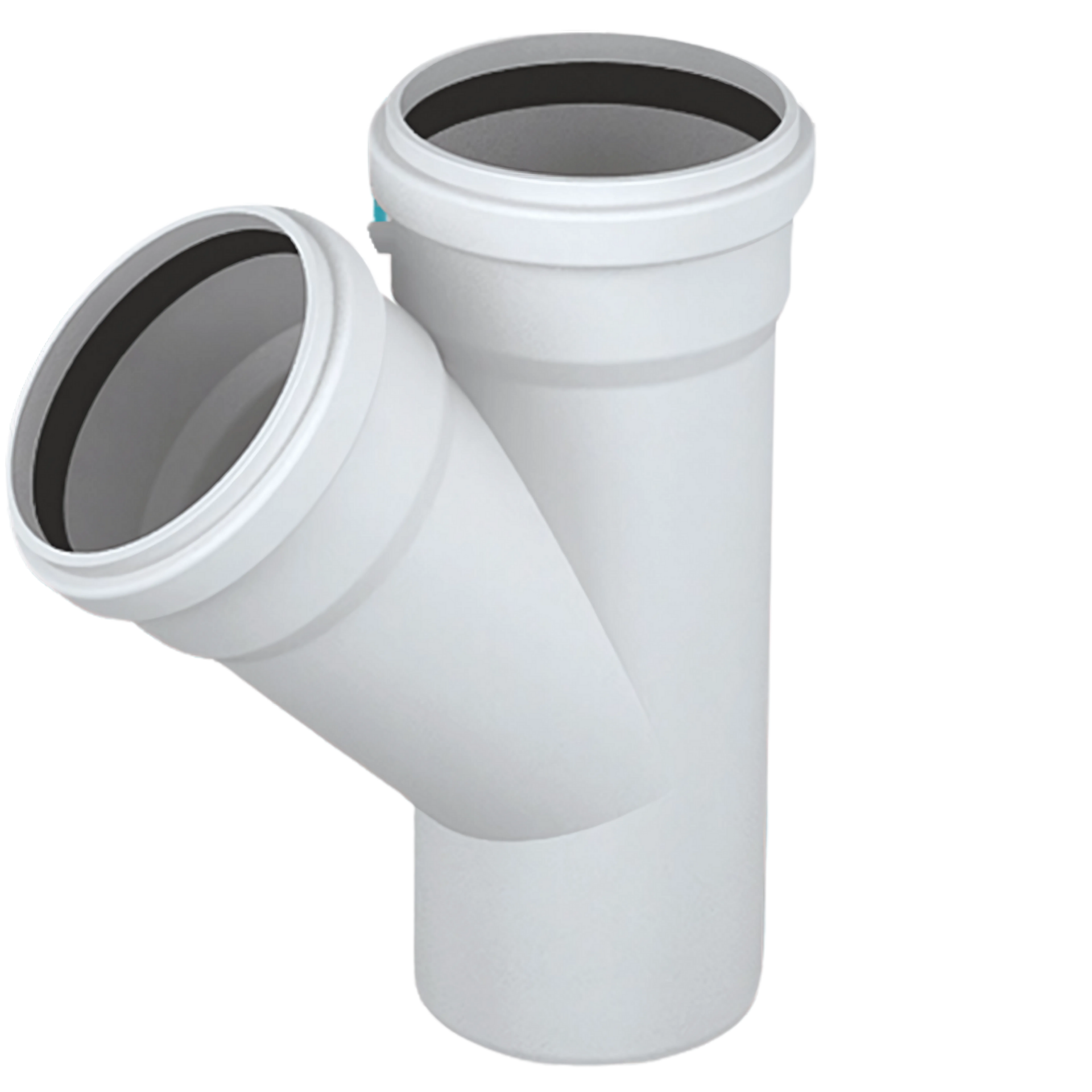 110x50 TEK ÇATAL PİMAŞ PVC-U Tek Çatal 45˚
